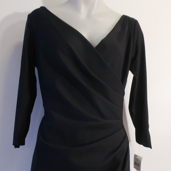 Alex Evenings Dresses & Skirts - NWT Womens Alex Evenings Black Long Maxi Gown Column Dress 14